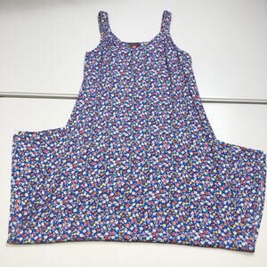 Vince Camuto Women's Summer Multicolor Floral Slit Sleeveless Dress Size XS